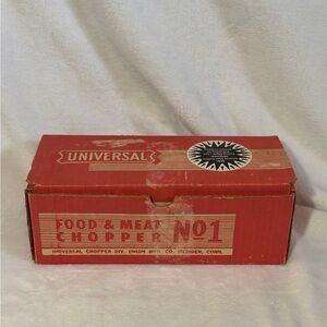 Vintage Universal Food & Meat Chopper Grindr No. 1 Made in USA